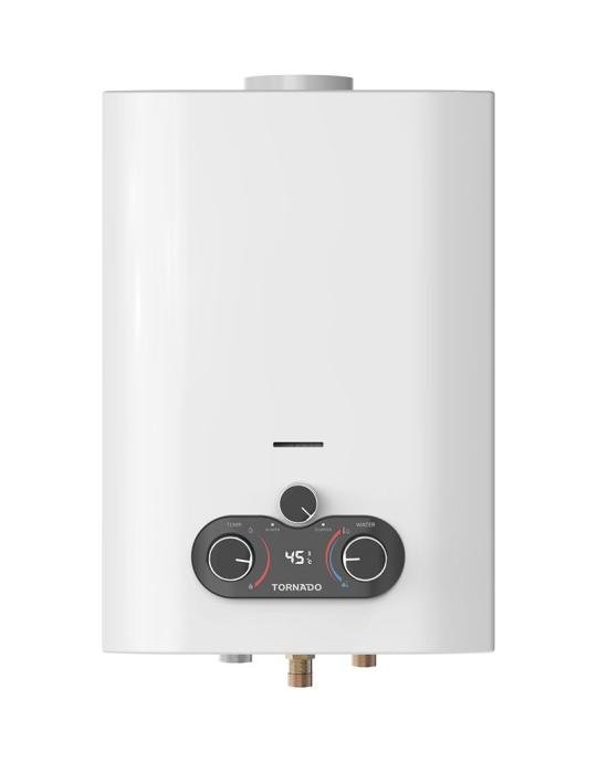 سخان مياه تورنيدو غاز 6 لتر غاز بوتاجاز أبيض GHE-C06CTE-W