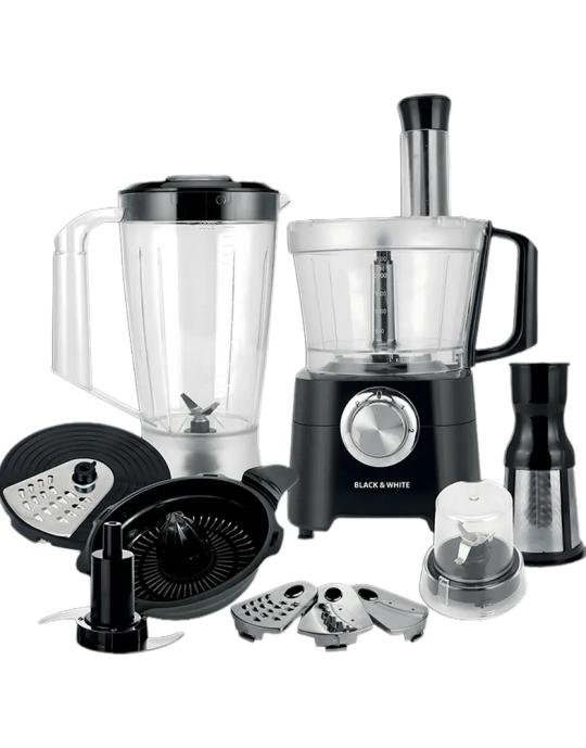 محضر طعام بلاك اند وايت 1000 وات FP-10000