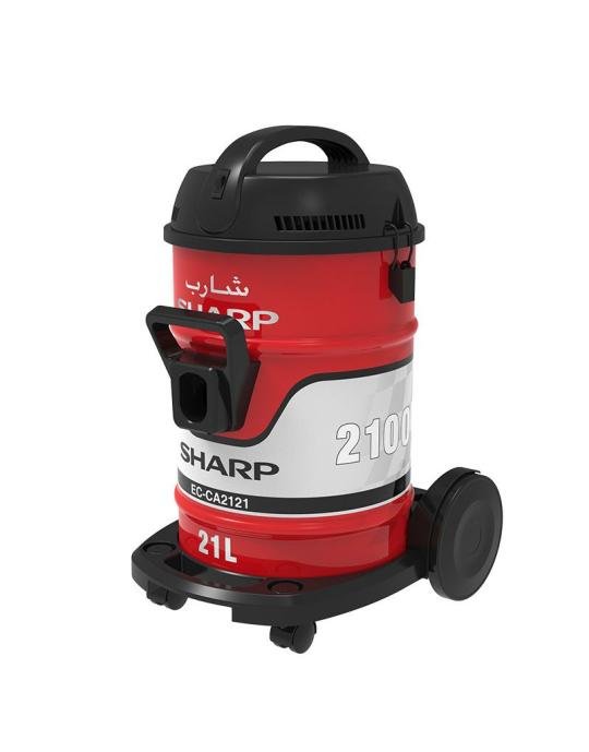 مكنسة برميلية شارب 2100 وات مزودة بفلتر قماش EC-CA2121-X