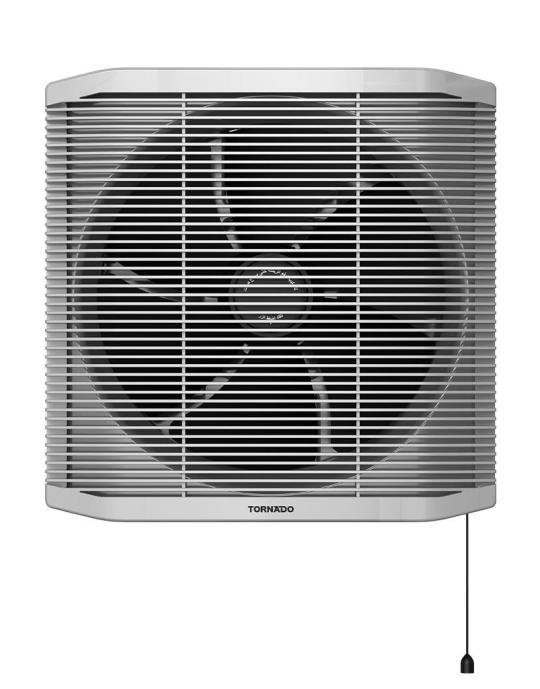 شفاط تورنيدو 20سم اسود شبكه TVS-20BG