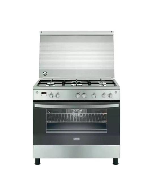 بوتاجاز زانوسى 90سم كول ماكس بمروحه ديجيتال امان كامل حوامل زهر ZCG94396XA