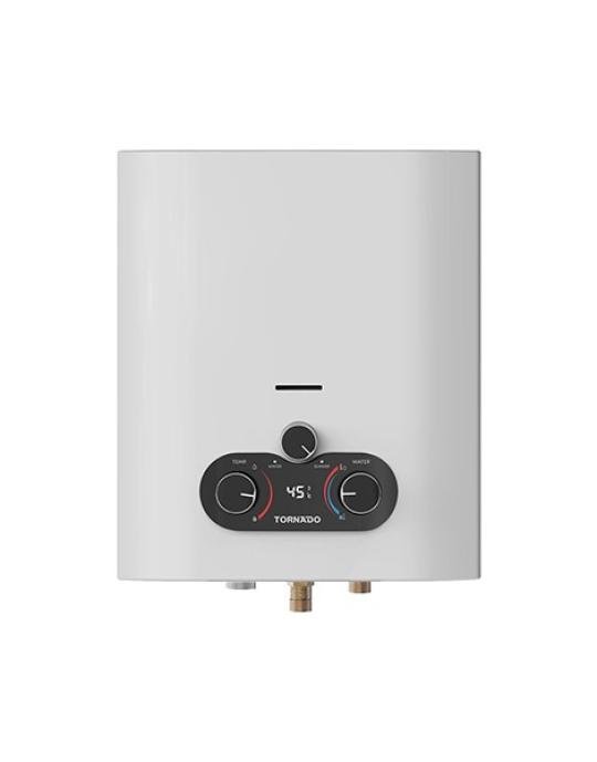 سخان غاز تورنيدو 6 لتر ديجيتال غاز طبيعى ابيضGHE-MP6SN-W